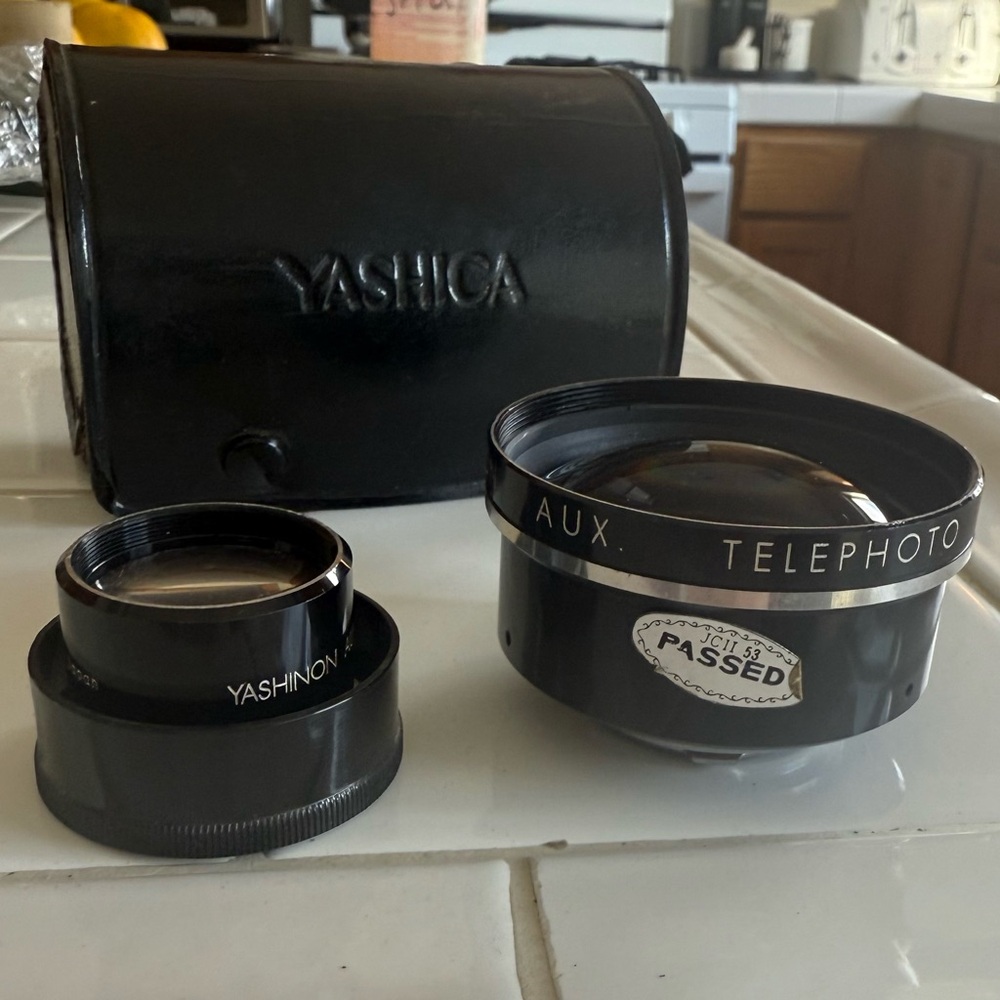 Yashica Black Lens Set with Case